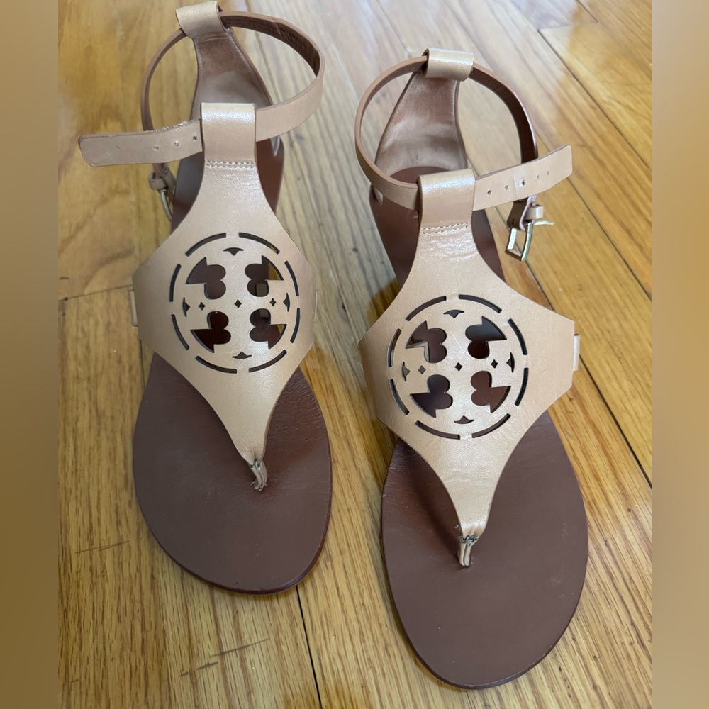 Tory Burch leather wedge sandals